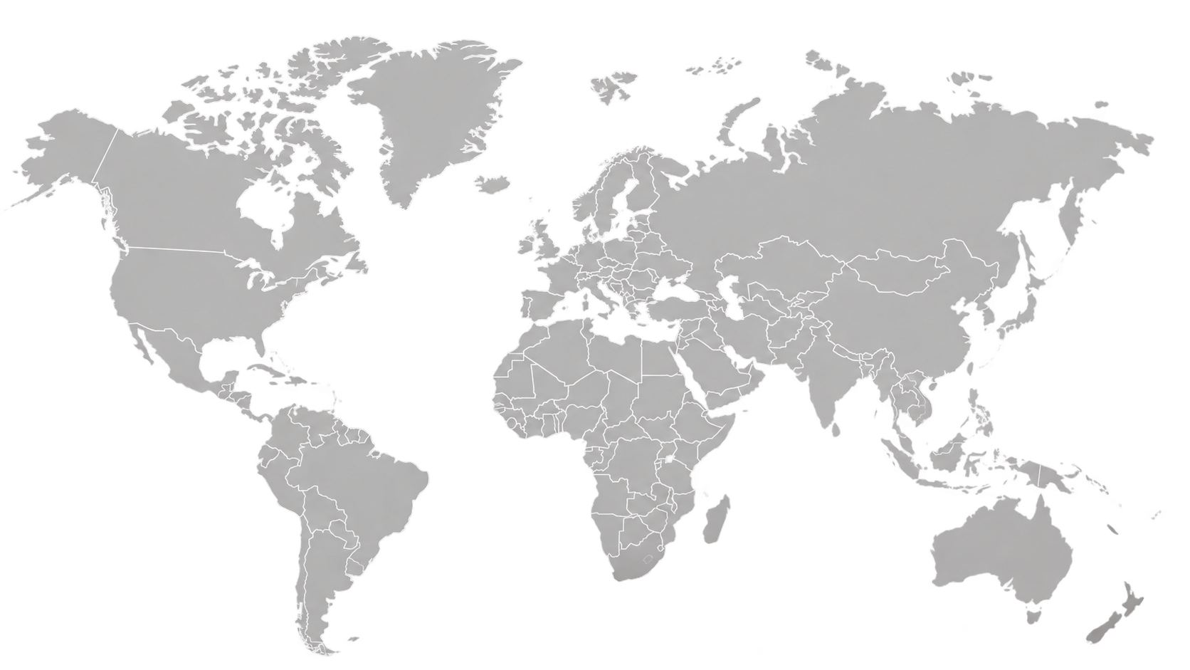 Mapa mundial de las misiones de En Su Presencia